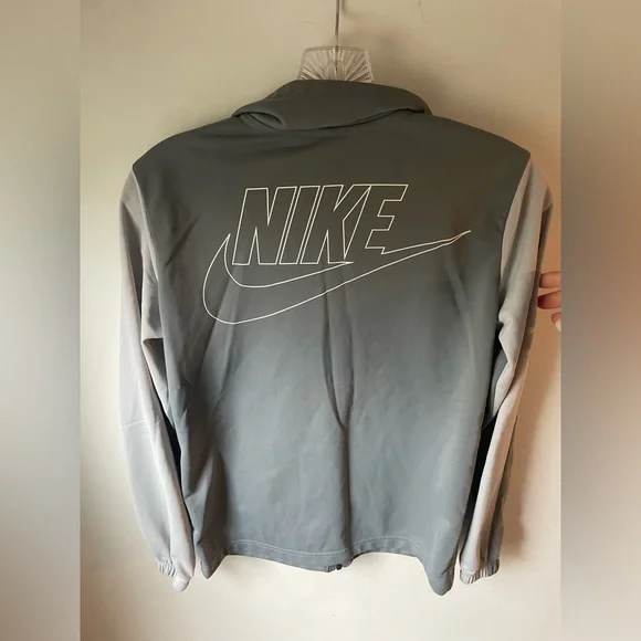 Nike Grey Youth Zip Up Jacket Large - Picture 4 of 5